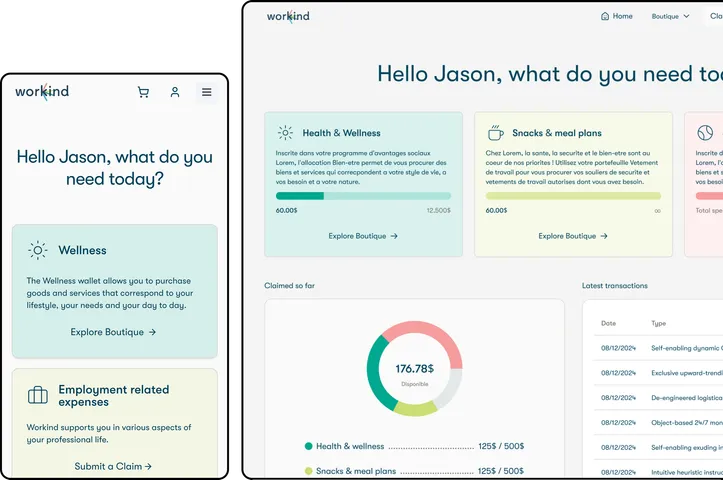 Workind homepage